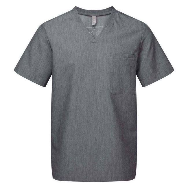 Dynamo Grey - Front - Onna Mens Limitless Onna-Stretch Work Tunic