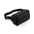 Black - Front - Bagbase Polyester Waist Bag