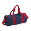 French Navy-Classic Red - Front - Bagbase Original Duffle Bag