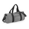 Grey Marl-Black - Front - Bagbase Original Duffle Bag