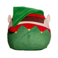 Green - Back - Mumbles Squidgy Elf Christmas Plush Toy