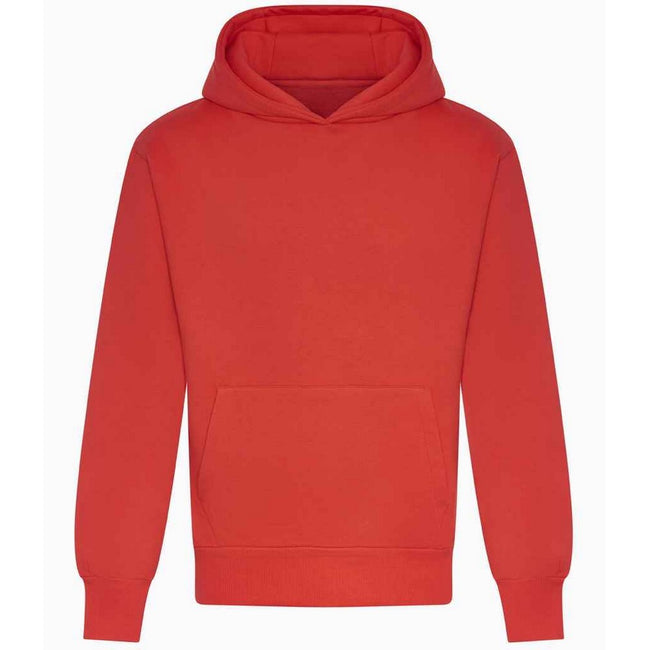 Soft Red - Front - Awdis Mens Signature Heavyweight Hoodie