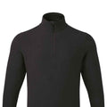 Black - Back - Premier Unisex Adult Recyclight Quarter Zip Fleece