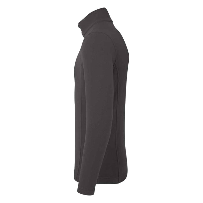 Dark Grey - Side - Premier Unisex Adult Recyclight Quarter Zip Fleece