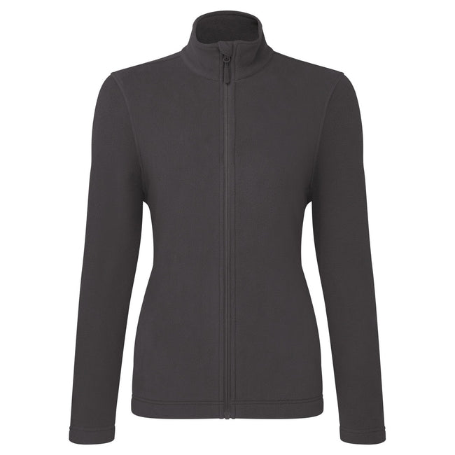 Dark Grey - Front - Premier Womens-Ladies Recyclight Full Zip Fleece Jacket