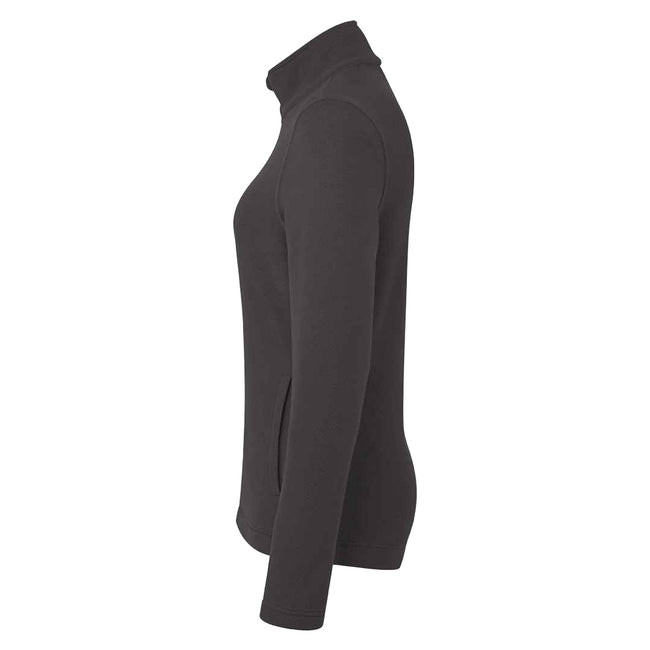 Dark Grey - Side - Premier Womens-Ladies Recyclight Full Zip Fleece Jacket