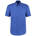 Royal Blue - Front - Kustom Kit Mens Oxford Short-Sleeved Formal Shirt