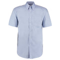 Light Blue - Front - Kustom Kit Mens Oxford Short-Sleeved Formal Shirt