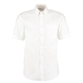 White - Front - Kustom Kit Mens Oxford Short-Sleeved Formal Shirt