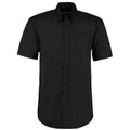 Black - Front - Kustom Kit Mens Oxford Short-Sleeved Formal Shirt