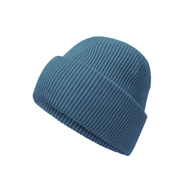 Airforce Blue - Side - Beechfield Unisex Adult Classic Deep Cuffed Beanie