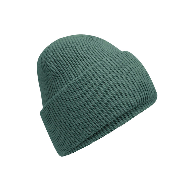 Marine Green - Front - Beechfield Unisex Adult Classic Deep Cuffed Beanie