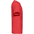 Red - Side - Fruit of the Loom Mens Value V Neck T-Shirt