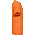 Orange - Side - Fruit of the Loom Mens Value V Neck T-Shirt