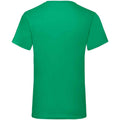 Kelly Green - Back - Fruit of the Loom Mens Value V Neck T-Shirt