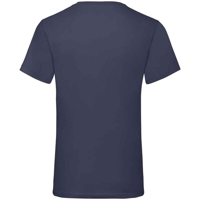 Deep Navy - Back - Fruit of the Loom Mens Value V Neck T-Shirt