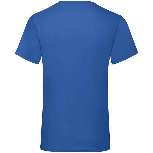 Royal Blue - Back - Fruit of the Loom Mens Value V Neck T-Shirt