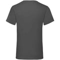 Light Graphite - Back - Fruit of the Loom Mens Value V Neck T-Shirt