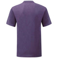 Heather Purple - Back - Fruit Of The Loom Mens Valueweight T-Shirt