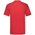Red - Back - Fruit Of The Loom Mens Valueweight T-Shirt