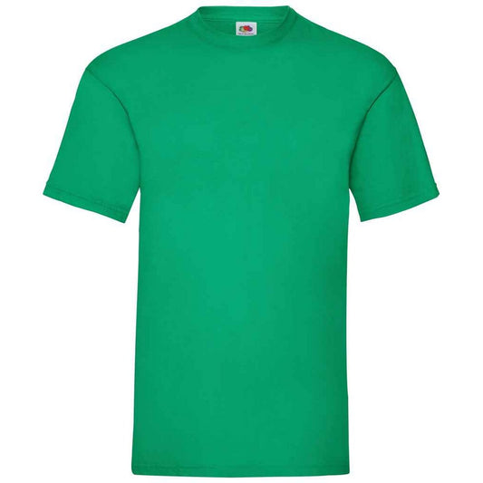 Kelly Green - Front - Fruit Of The Loom Mens Valueweight T-Shirt