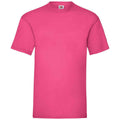 Fuchsia - Front - Fruit Of The Loom Mens Valueweight T-Shirt