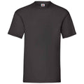 Black - Front - Fruit Of The Loom Mens Valueweight T-Shirt