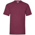 Burgundy - Front - Fruit Of The Loom Mens Valueweight T-Shirt