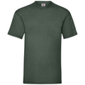 Bottle Green - Front - Fruit Of The Loom Mens Valueweight T-Shirt