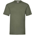 Classic Olive - Front - Fruit Of The Loom Mens Valueweight T-Shirt