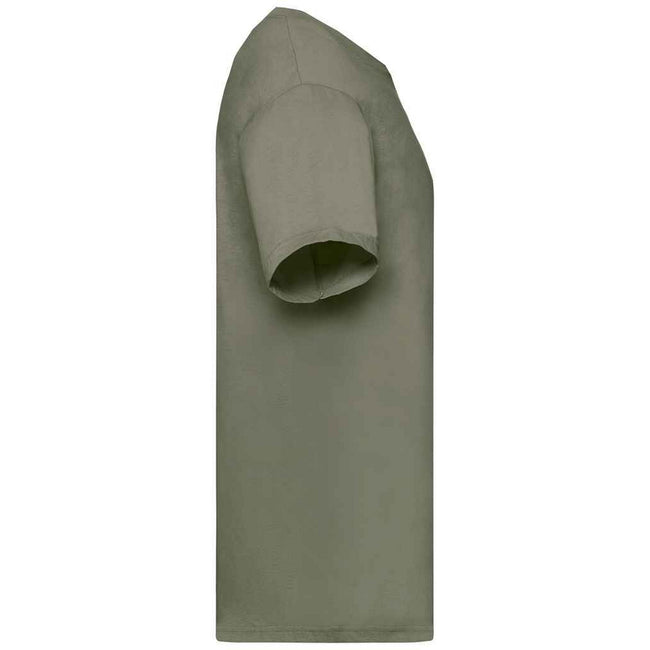 Classic Olive - Side - Fruit Of The Loom Mens Valueweight T-Shirt