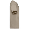 Khaki - Side - Fruit Of The Loom Mens Valueweight T-Shirt