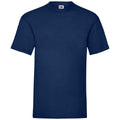Navy - Front - Fruit Of The Loom Mens Valueweight T-Shirt