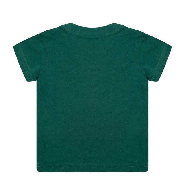 Bottle Green - Back - Larkwood Baby Plain T-Shirt