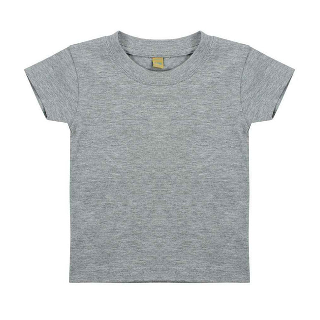Heather Grey - Front - Larkwood Baby Plain T-Shirt