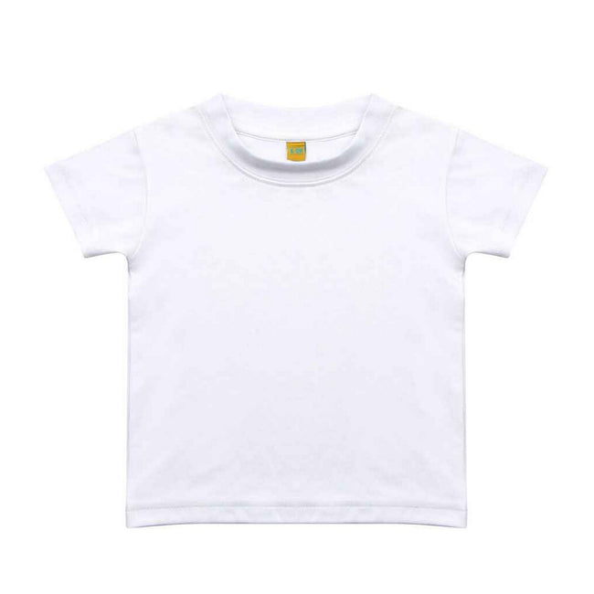 Sublimation White - Front - Larkwood Baby Plain T-Shirt
