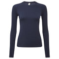 Heather Navy - Front - Onna Womens-Ladies Unstoppable Fresh Underscrub Heather Base Layer Top