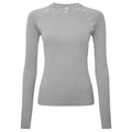 Heather Grey - Front - Onna Womens-Ladies Unstoppable Fresh Underscrub Heather Base Layer Top