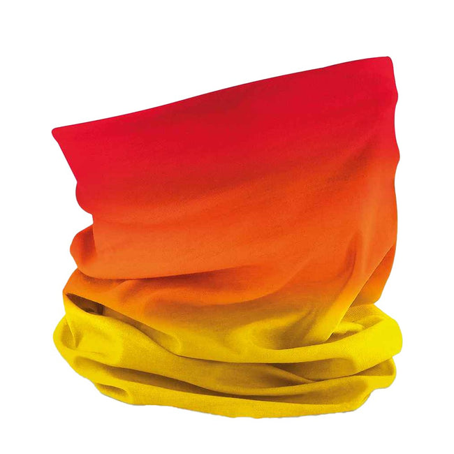 Sunset Red - Front - Beechfield Unisex Adult Morf Ombre Snood