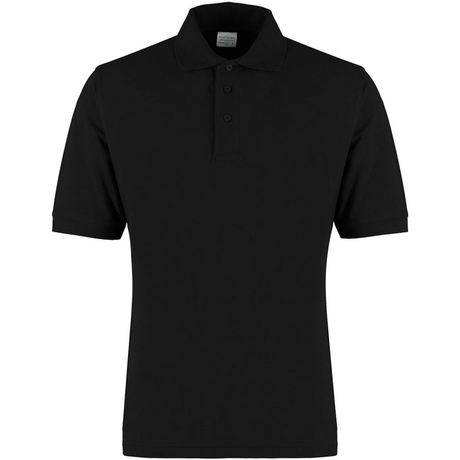 Black - Front - Kustom Kit Mens Klassic Cotton Superwash 60C Polo Shirt