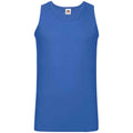 Royal Blue - Front - Fruit of the Loom Mens Athletic Vest Top