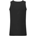 Black - Back - Fruit of the Loom Mens Athletic Vest Top