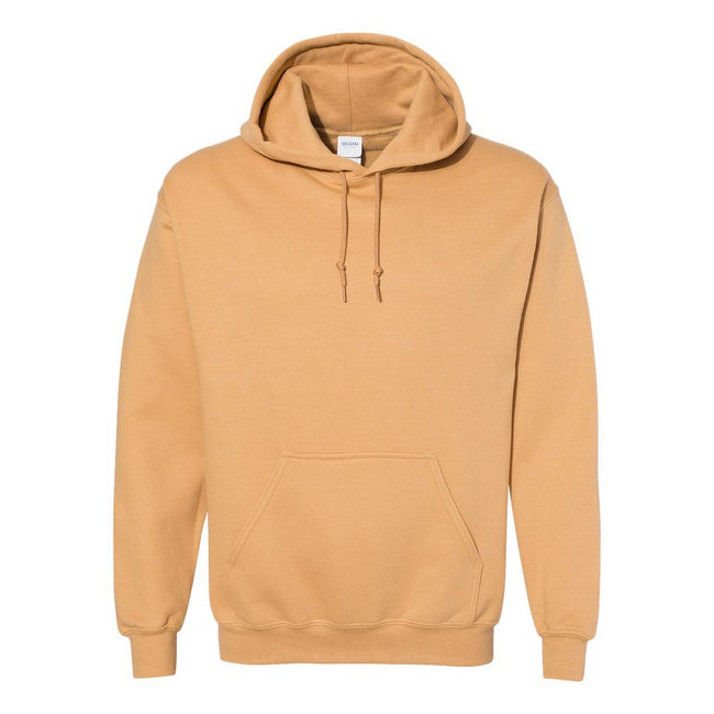 Old Gold - Front - Gildan Unisex Adult Heavy Blend Hoodie