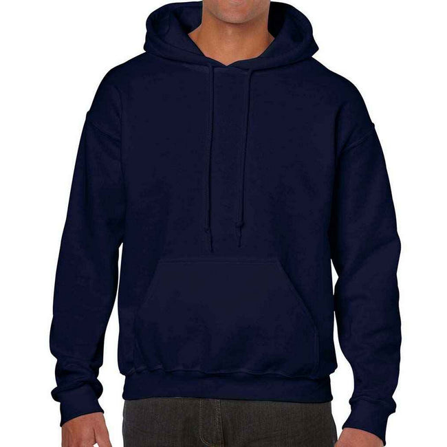Navy - Front - Gildan Unisex Adult Heavy Blend Hoodie