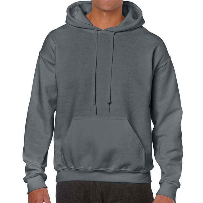 Charcoal - Front - Gildan Unisex Adult Heavy Blend Hoodie