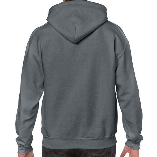 Charcoal - Back - Gildan Unisex Adult Heavy Blend Hoodie