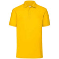 Sunflower - Front - Fruit of the Loom Mens Pique Polo Shirt
