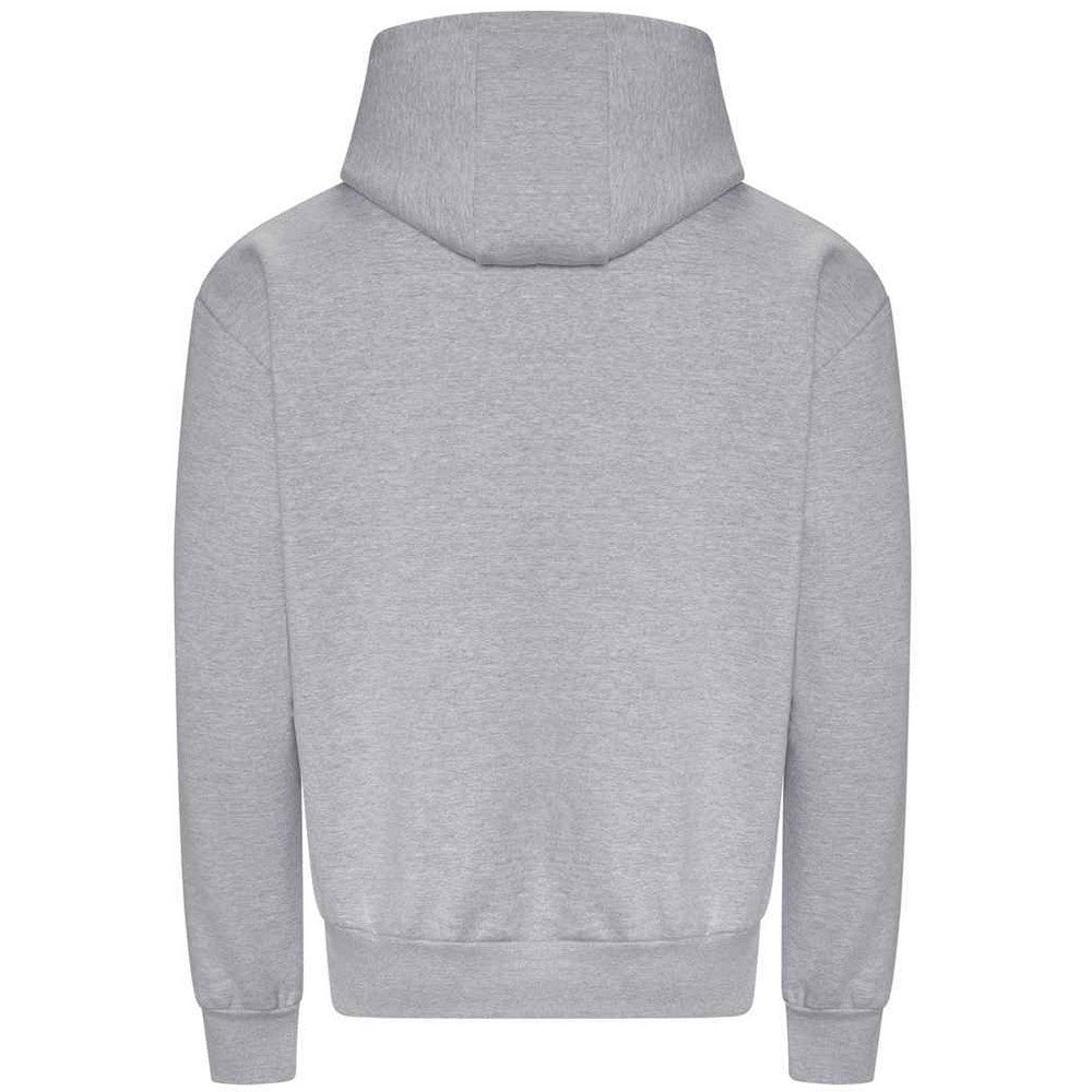 Heather Grey - Back - Awdis Mens Signature Heavyweight Hoodie