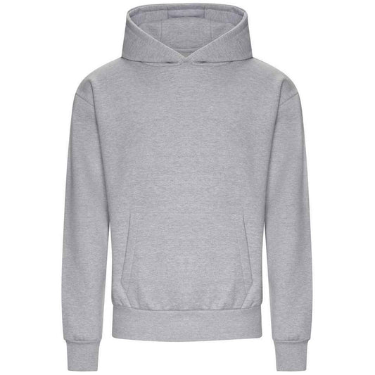 Heather Grey - Front - Awdis Mens Signature Heavyweight Hoodie