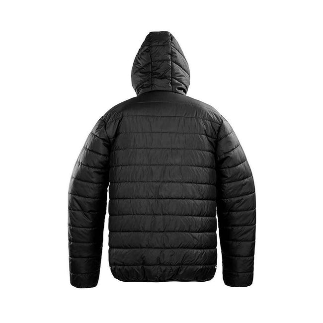 Black-Black - Back - Result Core Mens Soft Padded Jacket